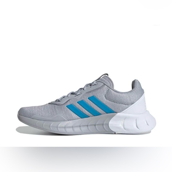 adidas Kaptir Silver Solar Blue Size 13 Running Tennis Athletic Shoes Sneakers